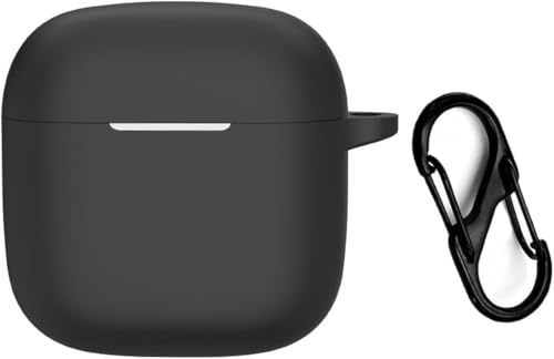 Generic Compatible Protective Case Cover for HUAWEI FreeBuds SE 2 / SE 3 with Carabiner (Black)