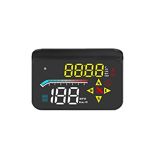 2 in 1 Car HUD GPS Navigation OBD2 Scanner On-Board Computer Bluetooth Live GPS Navigation Speedometer Projection