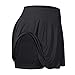Tennisrock Damen Golf Skort Mit Hose, Rock Damen Sommer kurz Sportrock Mit Hose, Faltenrock Laufrock Minirock Mit Shorts Sport Skirt Für Fitness Workout Running Hockey Tennisröcke für Golf Tennis