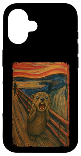 Funny Rock Hyrax Awawa The Scream Edvard Artista Carcasa para iPhone 16