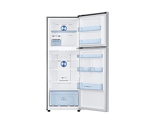Image of Samsung 324L 3 Star Frost-Free Double Door Refrigerator Appliance (RT34B4513QB /HL, Bouquet Silver, 2022 Model)