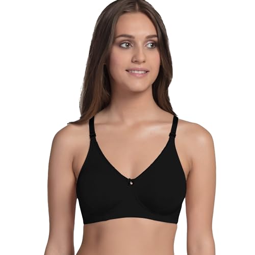 Image of Enamor A055 Comfort Shaper Cotton Plus Size T-Shirt Bra for Women- High Coverage, Non Padded and Wirefree