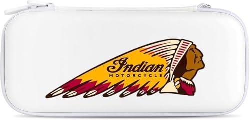 ケースゲーム機収納袋 インディアン モーターサイクル 防水 防塵 防汚 15枚ゲームカード 耐衝撃 ャリングセット 小物収納可 全面保護 持ち運び便利 EVA素材 薄型 キャリングケース