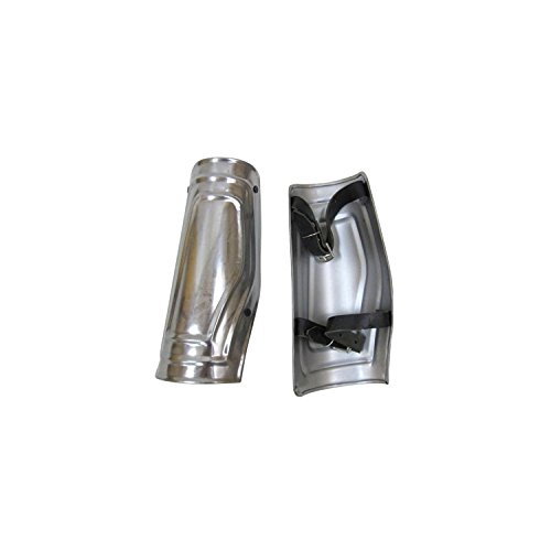 Armor Steel Arm Guards - Medieval Armor One Size Fit All - Silver