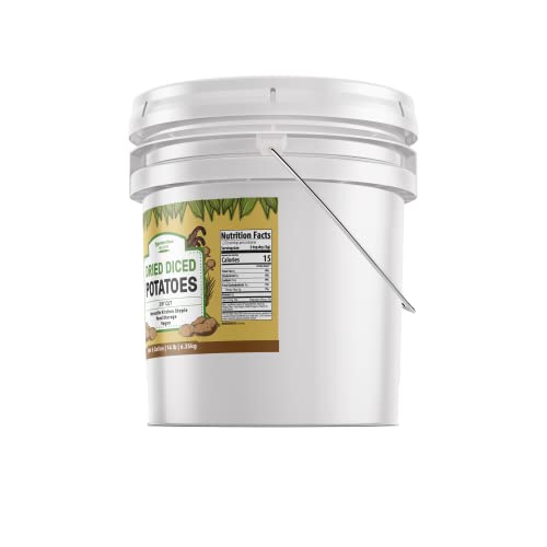 Unpretentious Dried Diced Potatoes, 5 Gallons, Soups, Stews, Food Storage Potatoes #TOP2
