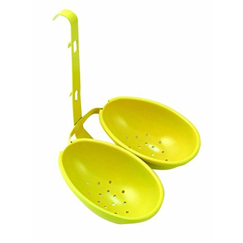 Pocheuse à œufs double en lot de 4 pour une cuisson inratable