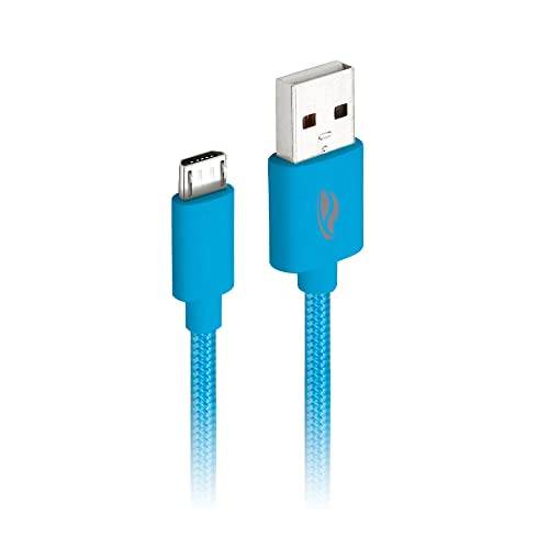 C3TECH Cabo USB para Micro USB Azul CB-M11BL 1metro Compativel com Android Suporte a Carregamento e