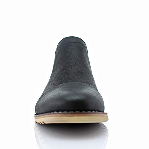 Image of Ferro Aldo Men's Chelsea Boots | Pull-On Ankle Boot in Plain Toe, Cap Toe & Wingtip Brogue Styles | For Casual, Dress, Work & Formal Events