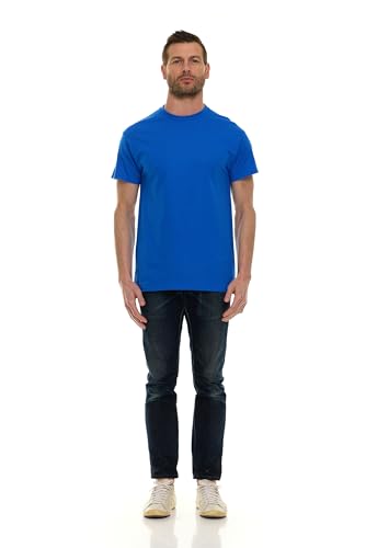 BILLIONHATS 12 Pack Men's Cotton Short Sleeve Lightweight T-Shirts, Bulk Crew Tees for Guys, Solid Bright Colors T-Shirt2