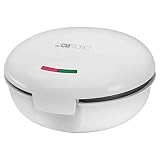 Clatronic Donut-Maker DM 3495, für bis zu 7 Bagels / Donuts gleichzeitig, perfekt für die Zubereitung mit der Familie, Party, oder zwischendurch, 900 Watt, weiß
