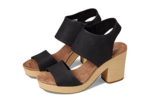 Image of TOMS Majorca Platform Black 8 B (M)