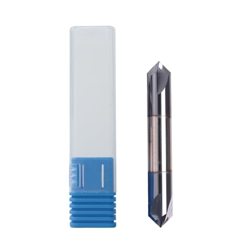 Image of NZ 4 Flute 3 /8 inch Carbide Double Chamfer Mill with AlTiN Coated | 90Chamfer Angle, Milling Cutter HRC45 for Machining Quenched steel, stainless steel, titanium alloy, alloy steel