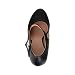 Elara Zapato de Tacón Alto con Correa Mujer Vintage Chunkyrayan Negro E22320...