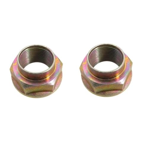 OUSEENA Pack of 2 for RAV4 2001-2015,for Corolla 2003-2015,for Camry 2002-2015,for Highlander 2001-2015,for RX350 2007-2015,for NX300h 2015,for GS450h 2013 30mm 6 Point CV Axle Nut (.5)-# Zinc Cover