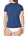 Kanu Surf Women's Solid Upf 50+ Swim Tee, Navy, Small