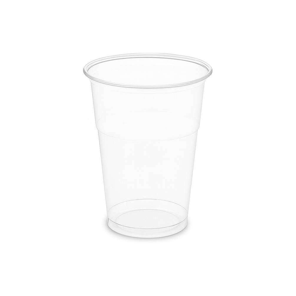 Set mit 1250 Gläsern, Shaker, 20 – 25 cl, transparent, PET, wiederverwendbar – Smoothie, Saft, Milchshake. D-Work