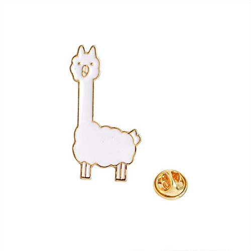 Mjartoria 11Pcs Cute Enamel Pins-Flamingo Alpaca Car Novelty Cartoon Cute Enamel Brooch Pins For Backpacks Set Badges Clothing Bags Jackets #TOP6
