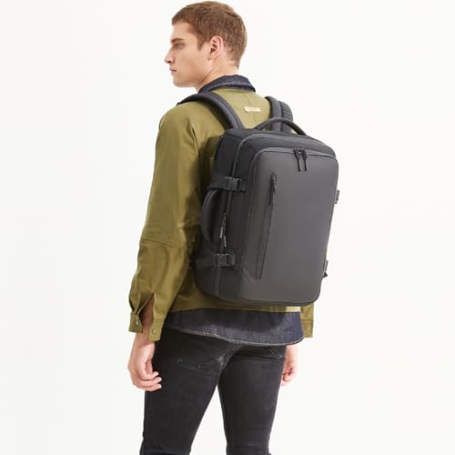 SWICKY RICOOI Mochila a vácuo de viagem com bomba, mochila de compressão para viagens, impermeável,