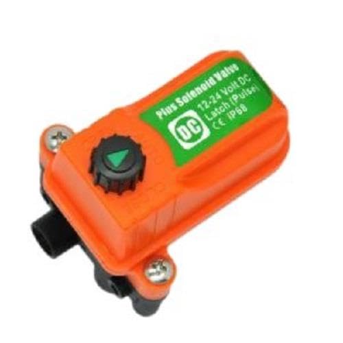Solenoide Aquadrip 12 VDC Latch-Pulsos para la automatización de apertura y cierre de Válvulas Hidraúlicas - Con apertura manual