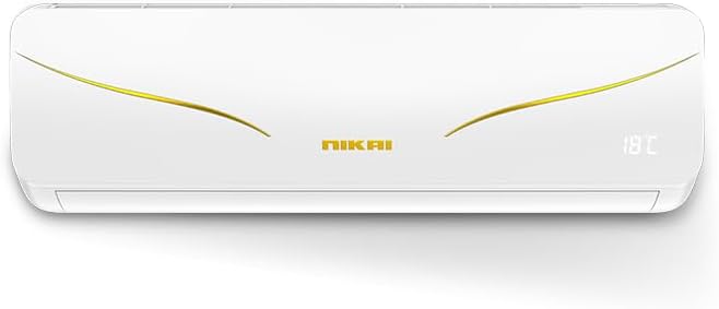 Split Air Conditioner 1 Ton, Energy Efficient Cooling with T3 Tropical Rotary Compressor, R410 Gas, 4 Way Swing, 12000 BTU AC, Gold Fin, Auto Restart, Ideal for Small Room & Office NSAC12131N24