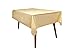 D&Z Plastic Tablecloth Disposable, 12 Pack Gold Table Cloth Individually Wrapped for Indoor&Outdoor, 54 x 108 Inch Table Cover for Rectangle Table Ideal for Party, Picnic, Birthday, Wedding & Dinner