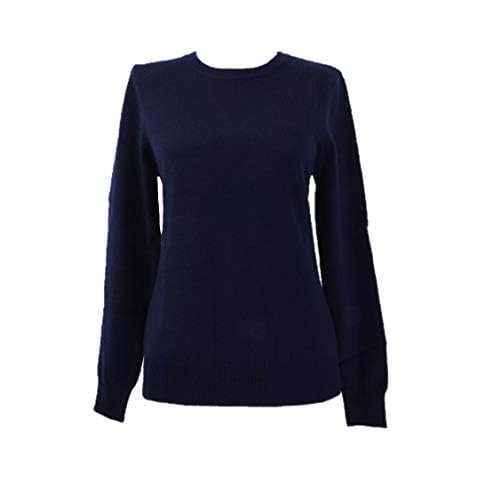 Shephe 4 Ply Womens Round Neck Cashmere Sweater Navy (Large) Cover