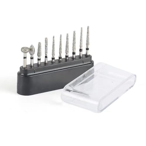 10 pzas. fresas diamantadas FG grano medio miniatura 7