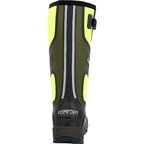 ROCKY XRB Waterproof Steel Toe 1000G Insulated Rubber Boot4