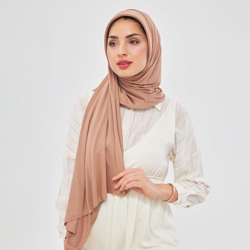 Hijab Scarf For Muslim Women | Instant Jersey Head Scarf Wrap | Ready Pre sewn Jersey Turban | Muslim Women Fashion4