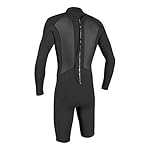 O'Neill Men's O'Riginal 2mm Back Zip Long Sleeve Spring Wetsuit, Black/Black, S - Image 2