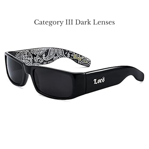 Image of Locs Mens Hardcore Gangster Sunglasses Bandana Print