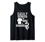 Jeu de rôle Fantasy Gamer Dogs RP Dragons Débardeur