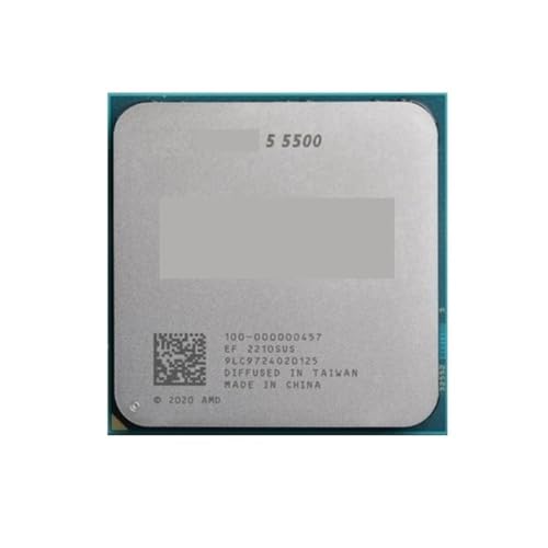 Processeur R5 5500 AMD Socket AM4 pour PC de bureau 6 cœurs 3.6 GHz