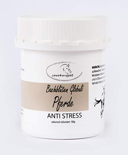 Globuli - Flores de Bach, 100 g Especial para caballos en la talla 6. Antiestrés puede tener un efecto positivo en los estados de ánimo negativos.