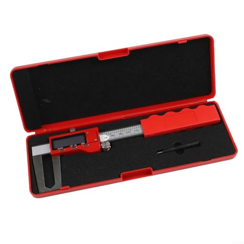 Pumixiy Pied à coulisse numérique de 0 à 150 mm avec résolution de 0,01 mm, étrier à vernier électronique pour jauge de disque de frein, outil de mesure en acier inoxydable pour mécanicien