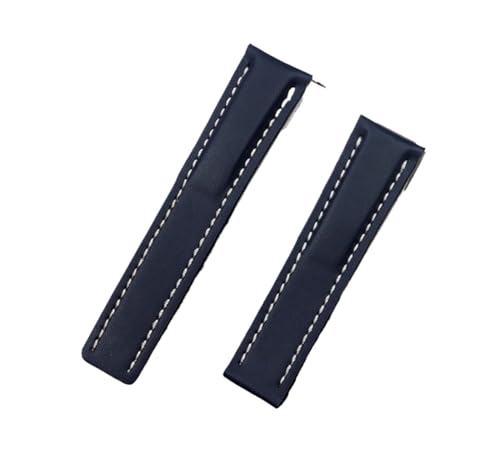 Bracelet haut de gamme en silicone compatible Breitling Navitimer World de précision