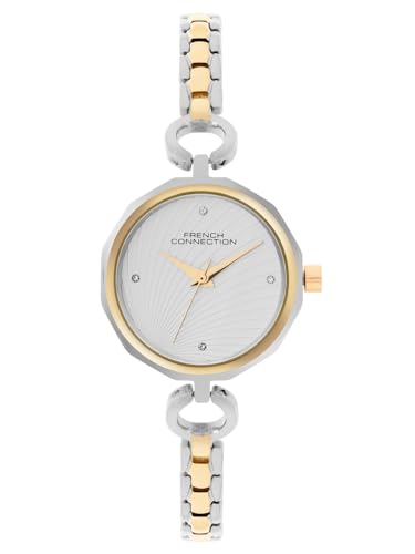 French Connection Analog Silver Dial Womens Watch-FCN069TM (B0D78Q924F) Amazon Price History, Amazon Price Tracker