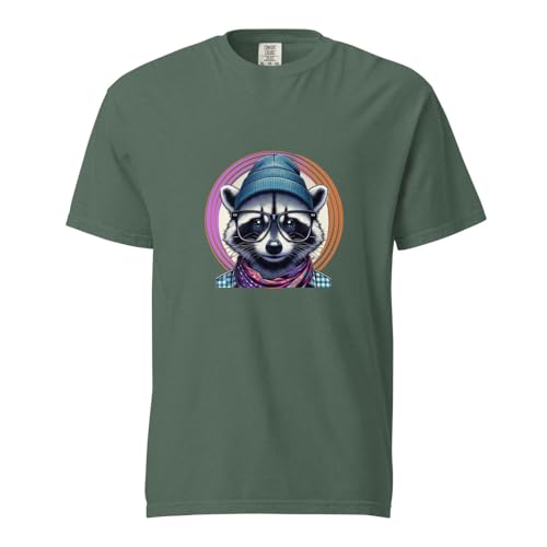 T-shirt raton laveur éclipse solaire pour éviter les hauts basiques et fades en taille L