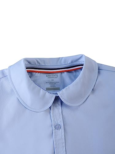Smith's American Girls' S/S Button-Up Shirt - Blue, 73