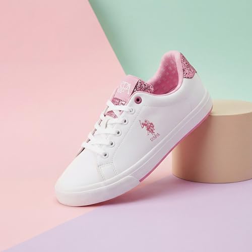 Image of U.S. Polo ASSN. Beverly 3.0 Off White Sneakers Shoes with Premium Upper