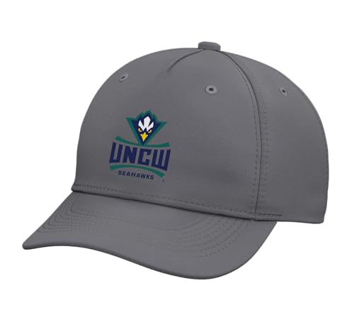UNC Wilmington Seahawks UNCW23 Adjustable Printed Baseball Hat, Slate Grey