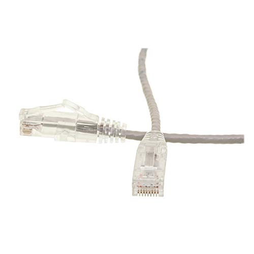 Cable Ethernet Patch Cat6 Slim 0.91 m RJ45 Gris miniatura 1