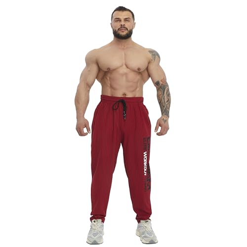 Men's Loose Fit Sweatpants Cotton Baggy Pants4