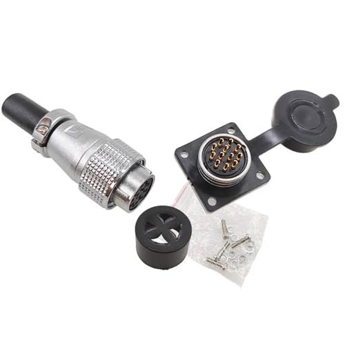 Juego de conectores macho hembra PLS20 de 3 pines, pack de 5 unidades para panel de 20mm 4