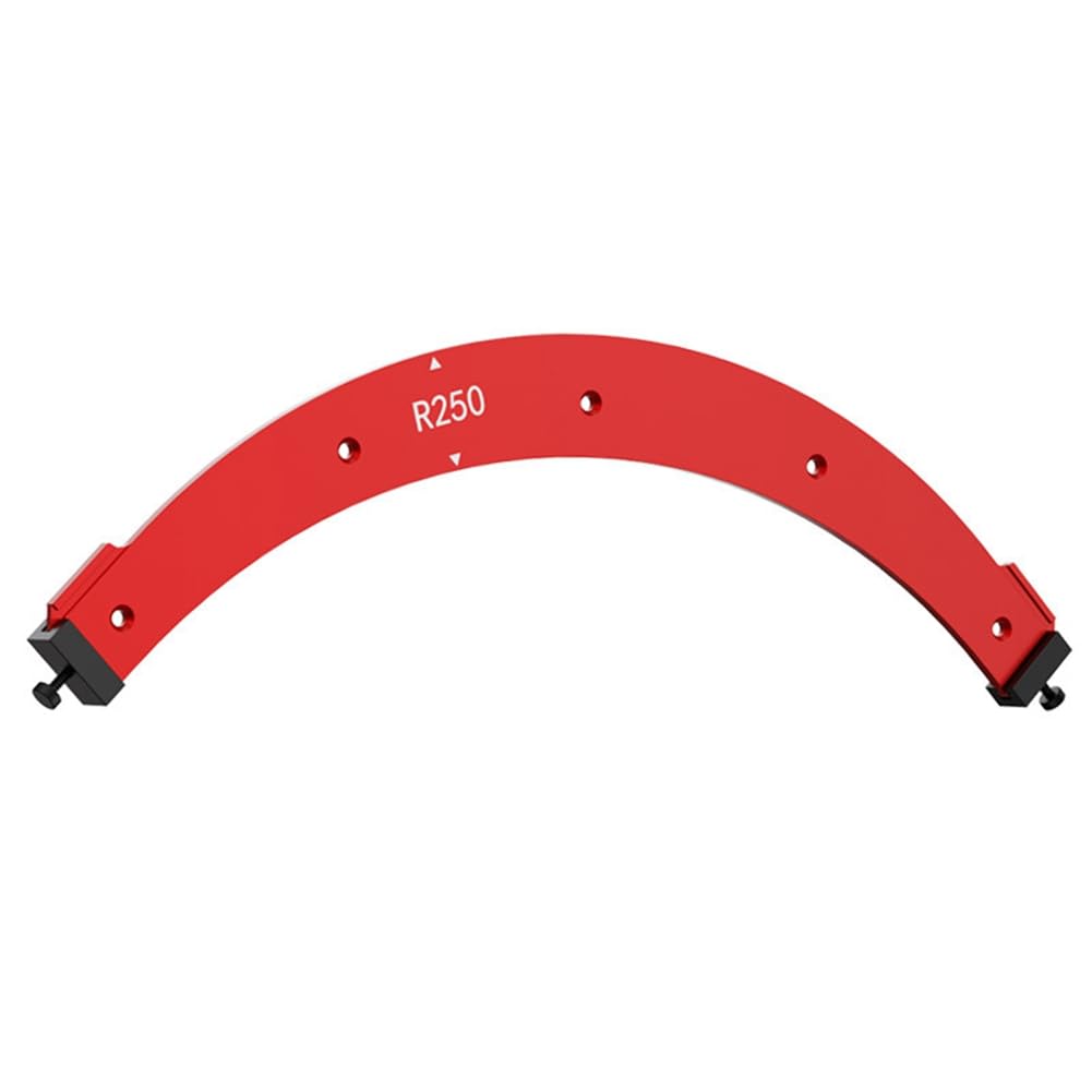 Gabarit d'angle en arc pour défonceuse électrique - Pochoir de chanfreinage bois D