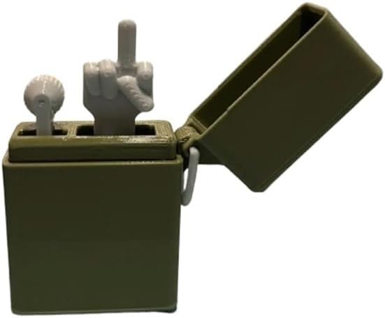 Amazon.com: Funny Middle Finger Lighter, Funny Lighter Ultimate Quit  Smoking Tool, 3D Printed Fucking Middle Finger, Adult Fun Gag Gift (Green)  : Toys & Games