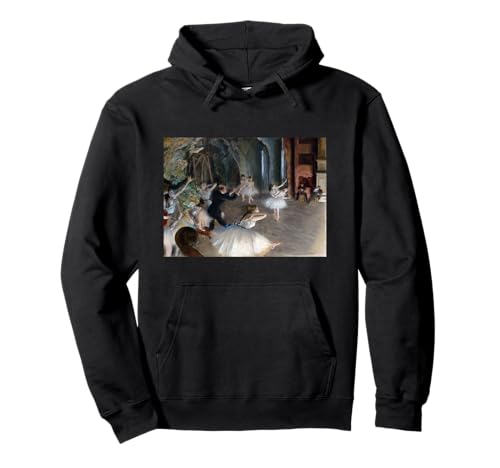 Degas répétition sur scène peinture d'art moderne Sweat à Capuche