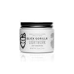 Slick Gorilla Lighwork Matte Hair Clay for Men 2.5 oz | Matte Finish | Flexible Hold | Lightweight Styling Clay | Water-Based | Natural Texture | Non-Greasy Grooming Clay for Everyday Use