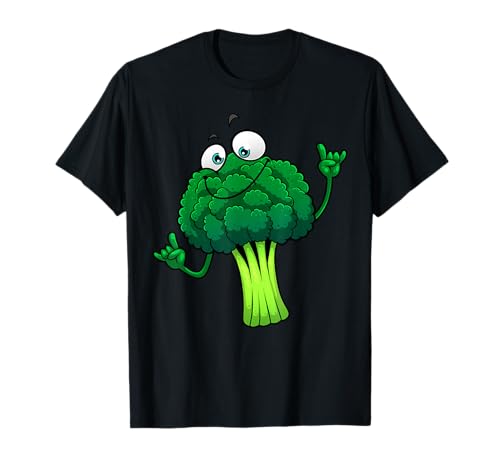 Funny Broccoli Lover Designs For Men Women Vegetarian Foodie T-Shirt