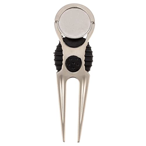 NAMOARLY 1Pc Zinc Alloy Golf Divot Repair Tool Lightweight Fork for Golfers Portable Design for Easy Use for Outdoor Sports and Comfortable Grip